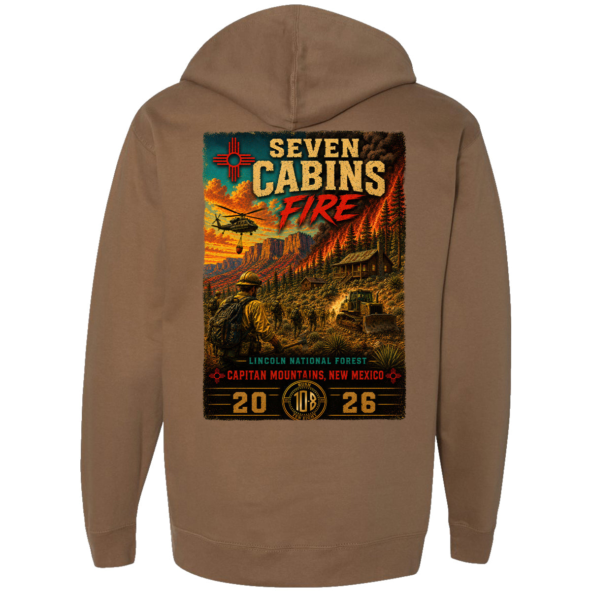 SEVEN CABINS FIRE HOODIE 2026