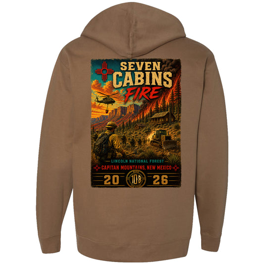 SEVEN CABINS FIRE HOODIE 2026