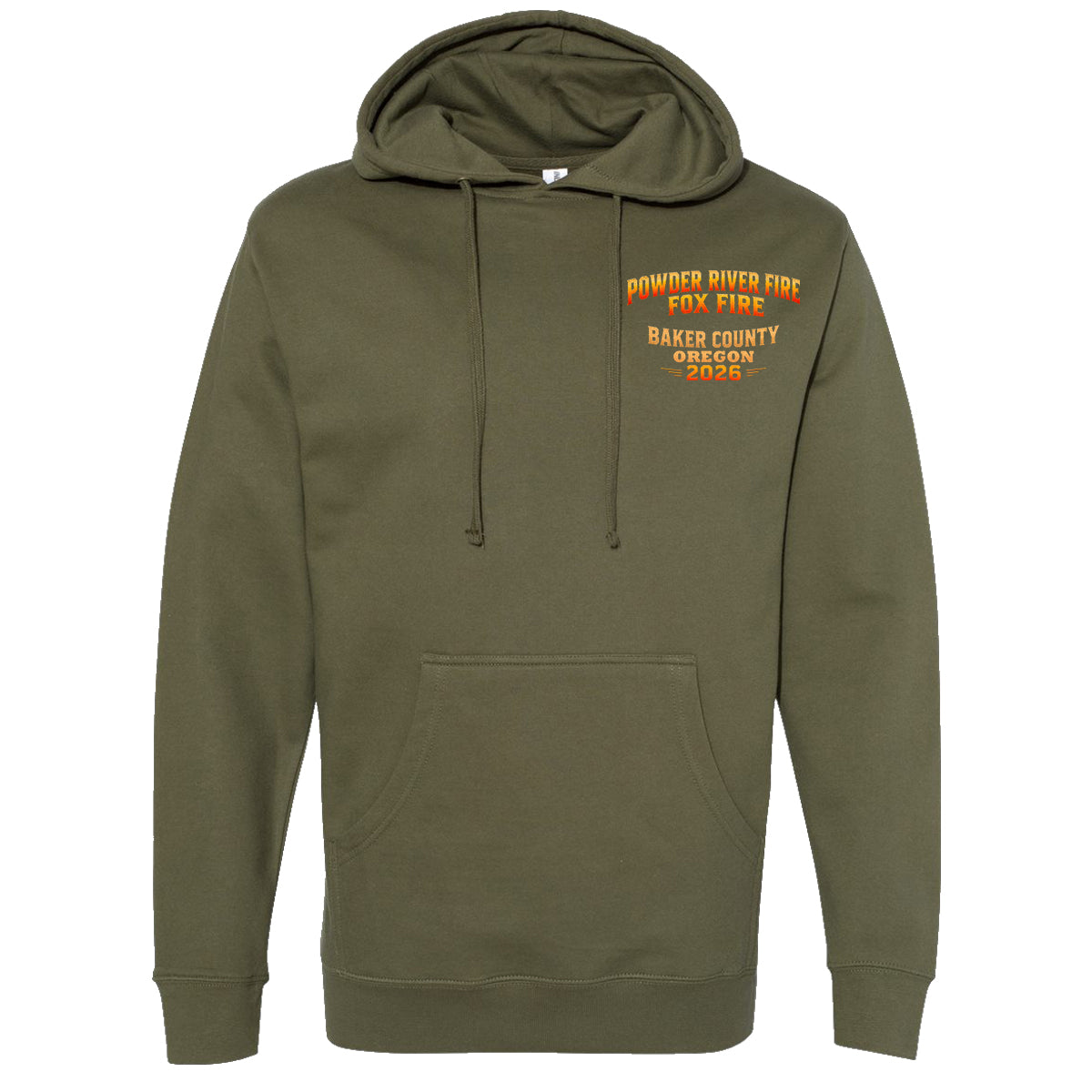 THE POWDER RIVER - FOX - FIRES HOODIE 2026