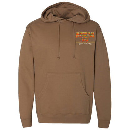 THE SECOND FLAT AND COLEMAN CREEK FIRE HOODIE 2026