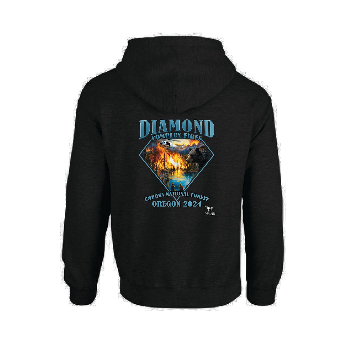 DIAMOND COMPLEX FIRES FIRE HOODIE