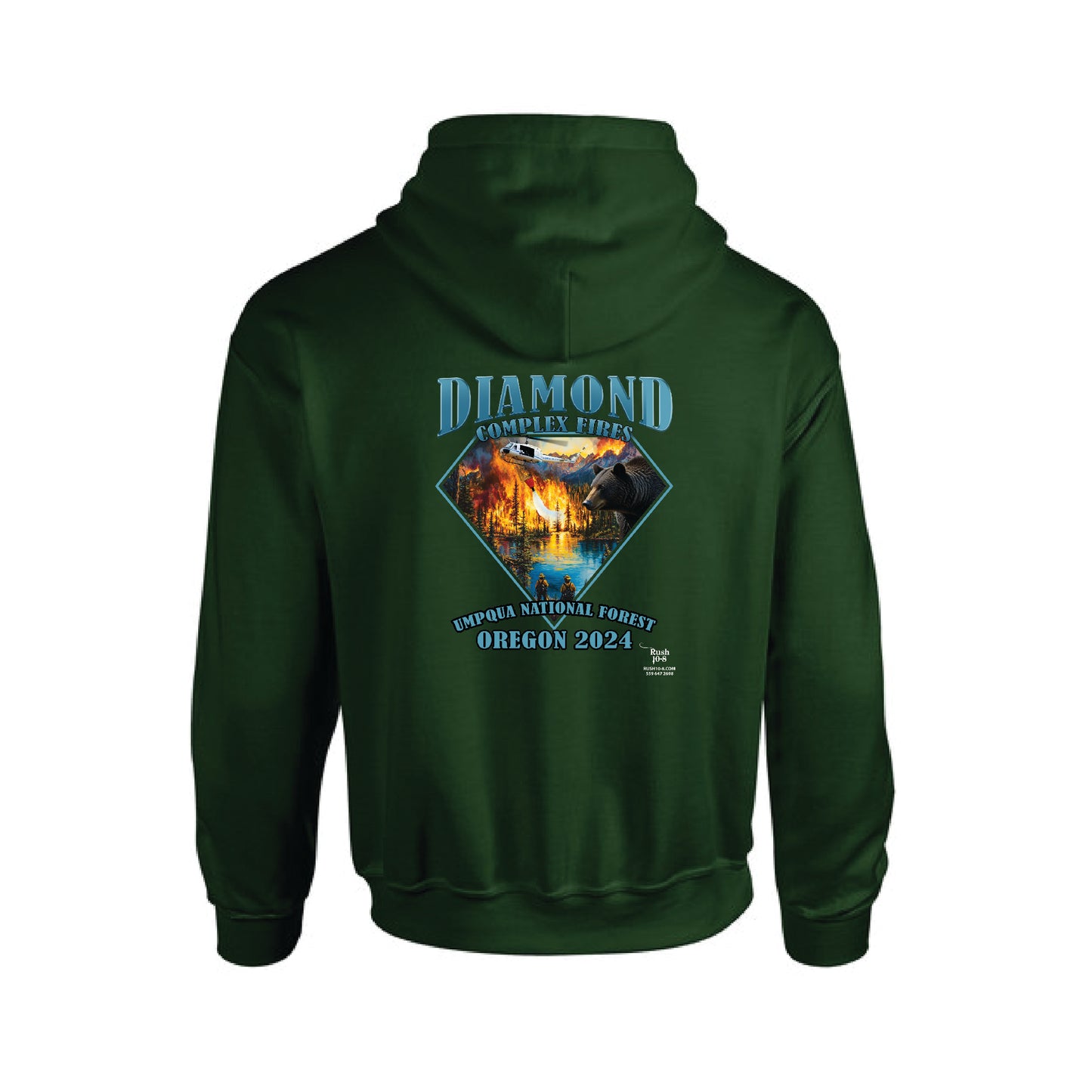 DIAMOND COMPLEX FIRES FIRE HOODIE