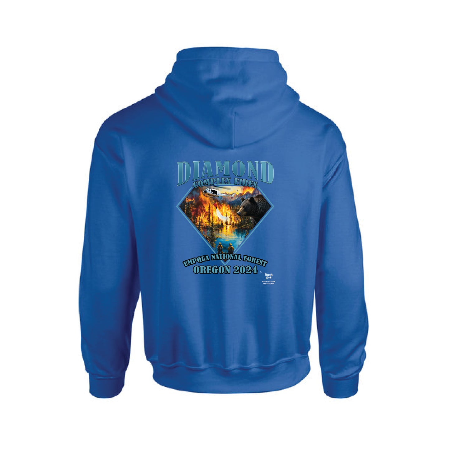 DIAMOND COMPLEX FIRES FIRE HOODIE