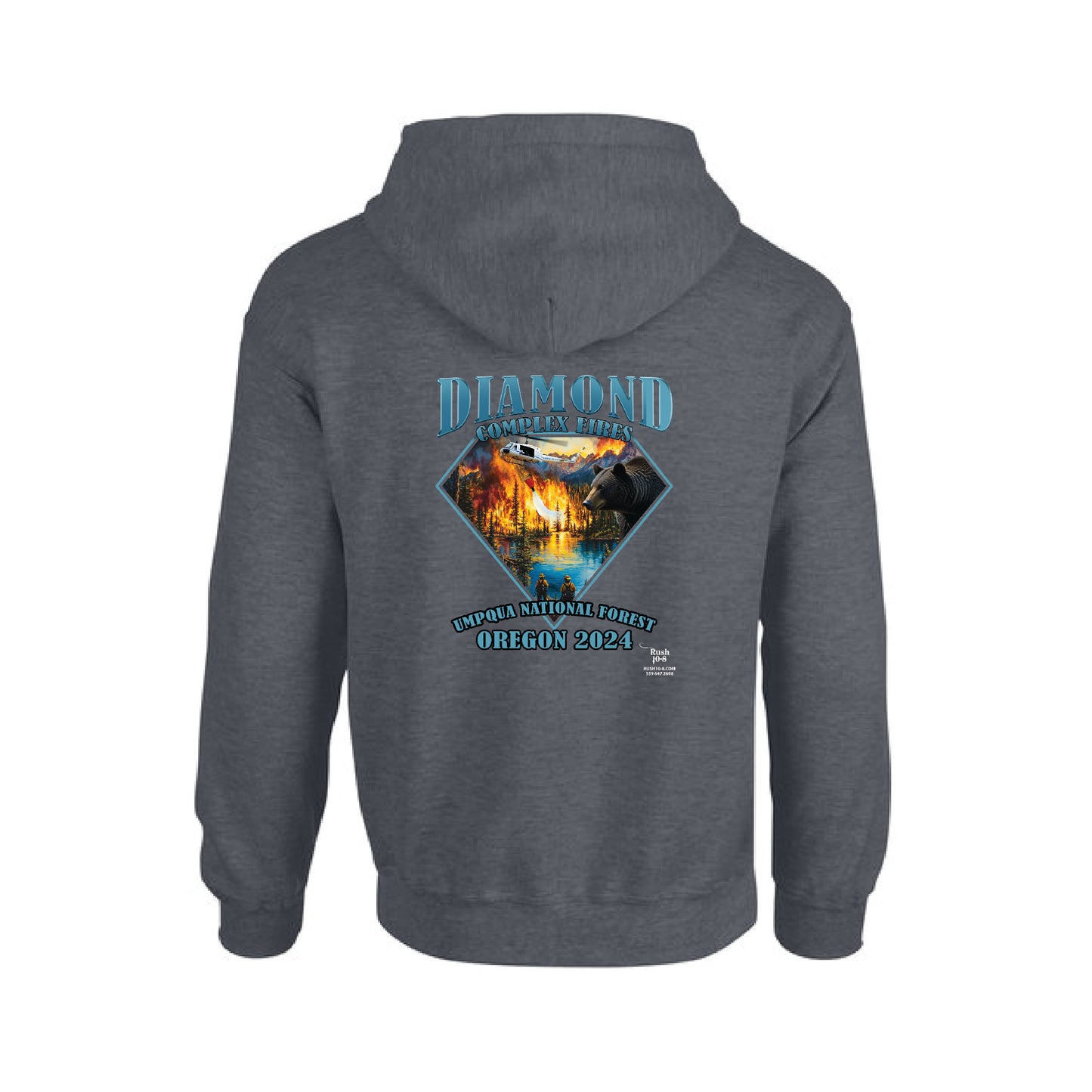 DIAMOND COMPLEX FIRES FIRE HOODIE