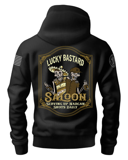 Lucky Bastard Saloon Hoodie