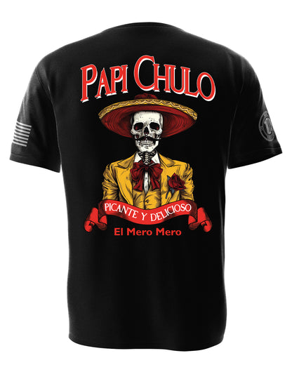 Papi Chulo Lettering Papi Chulo Mens Tee - Spice Up Your Style | Rush 10-8 – Rush Ten Eight