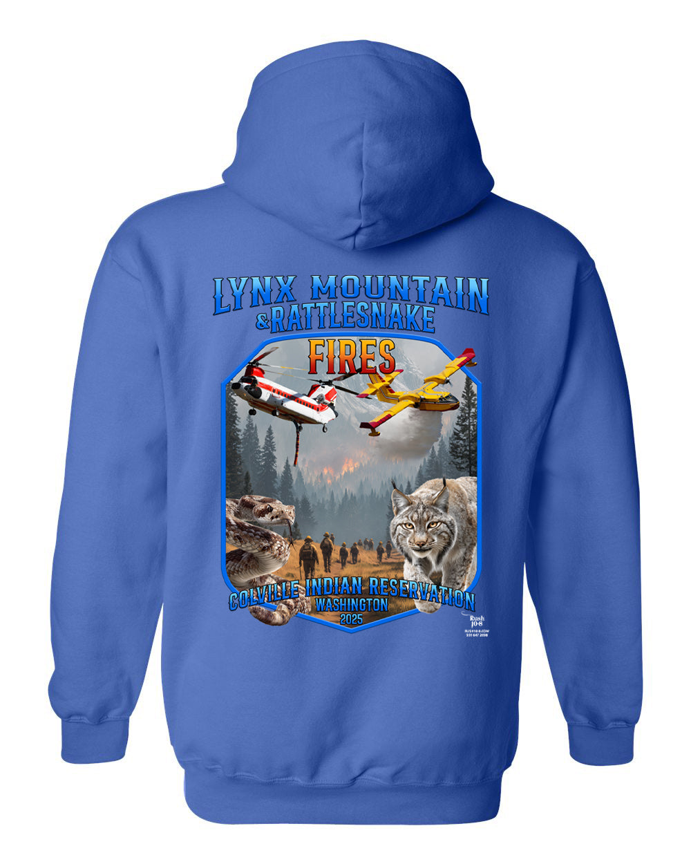 LYNX MOUNTAIN & RATTLESNAKE  FIRE HOODIE 2025
