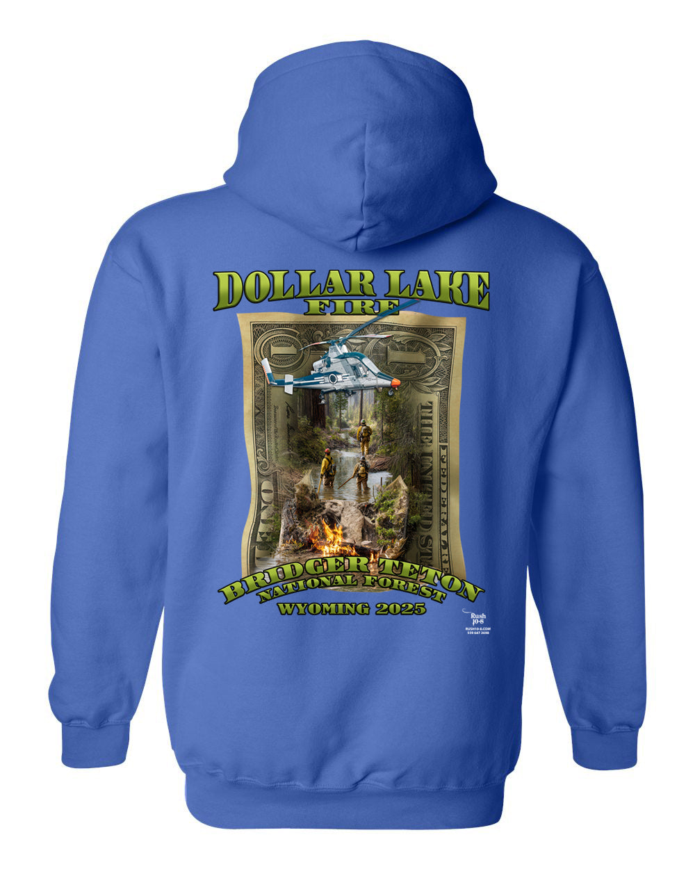 DOLLAR LAKE  FIRE HOODIE 2025