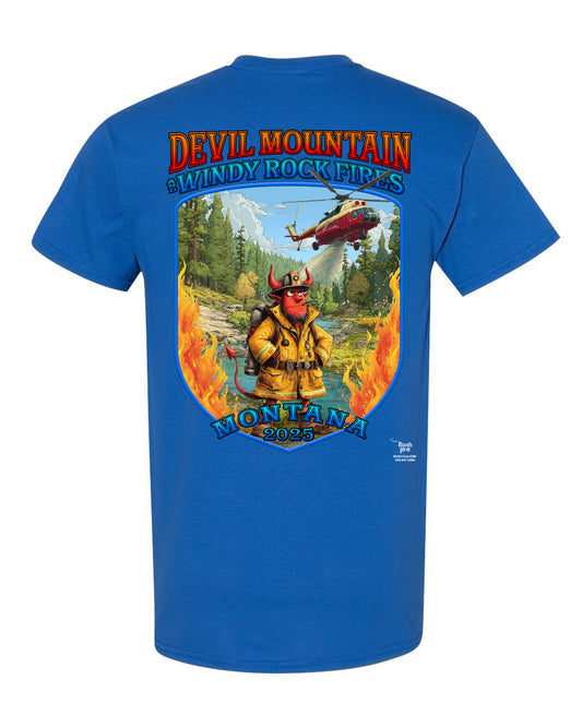 DEVIL MOUNTAIN & WINDY ROCK FIRES FIRE SHIRT 2025
