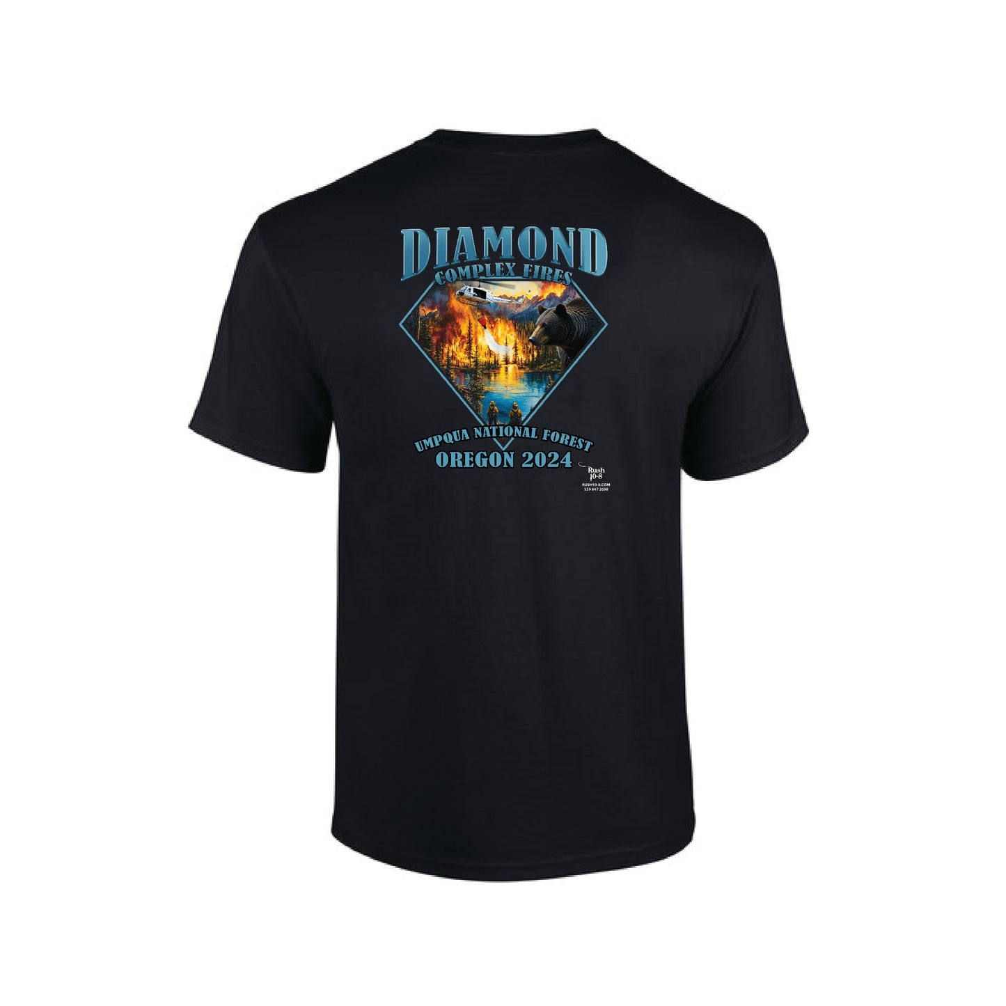 YOUTH DIAMOND COMPLEX FIRES FIRE SHIRT