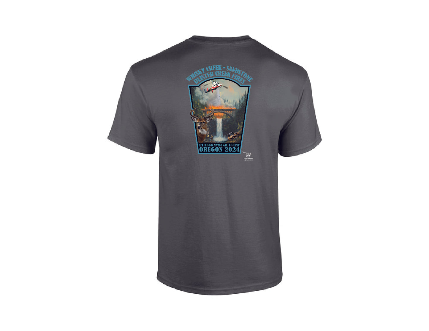 WHISKY CREEK * SANDSTONE * BLISTER CREEK FIRES FIRE SHIRT