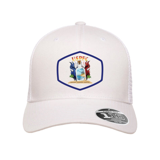 USPFC WHITE Flexfit Adult 110® Mesh Cap