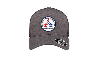 USPFC CHARCOAL/BLACK MELANGE Flexfit Adult 110® Mesh Cap