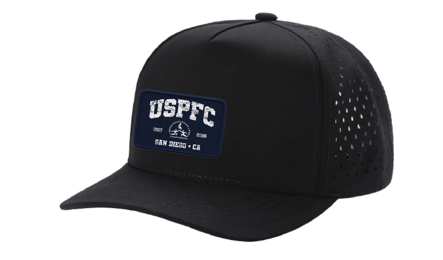 USPFC 2026 Black 5 Panel Waterproof Hat