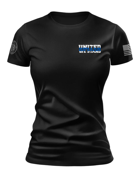 United We Stand Blue Line Women's Tee