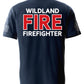 Navy Wildland Fire Firefighter Tee