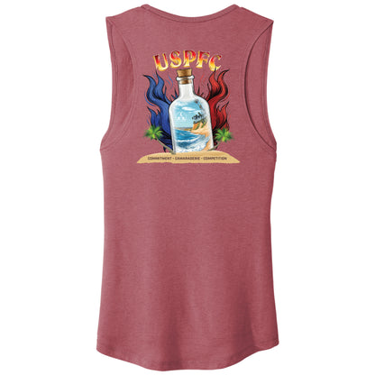 USPFC Smoked Paprika Next Level Apparel® Women’s Festival Muscle Tank