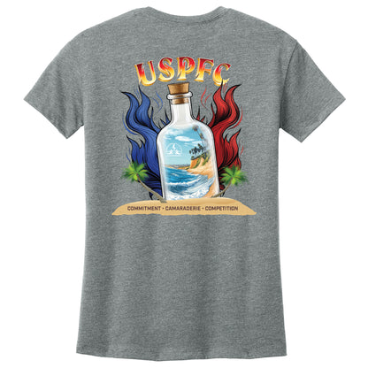 USPFC Dark Heather Grey Next Level Apparel® Women’s CVC Relaxed Tee