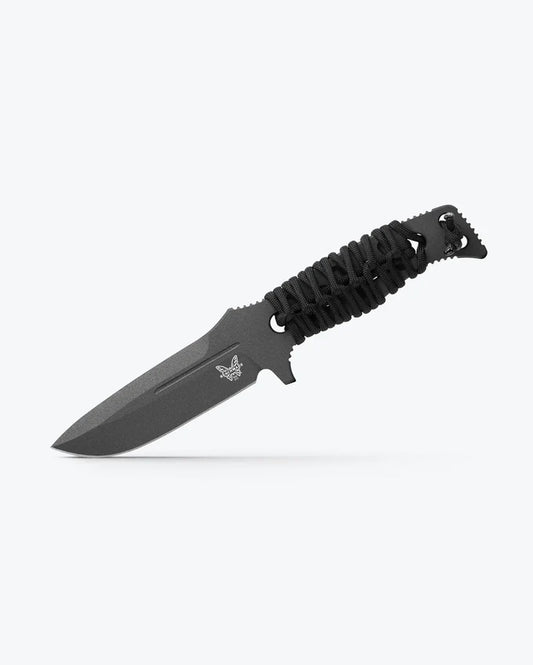 375BK-1 Fixed Adamas® | Black Paracord | Drop-point
