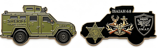 DETECTIVE HOPPERT TRIBUTE CHALLENGE COIN