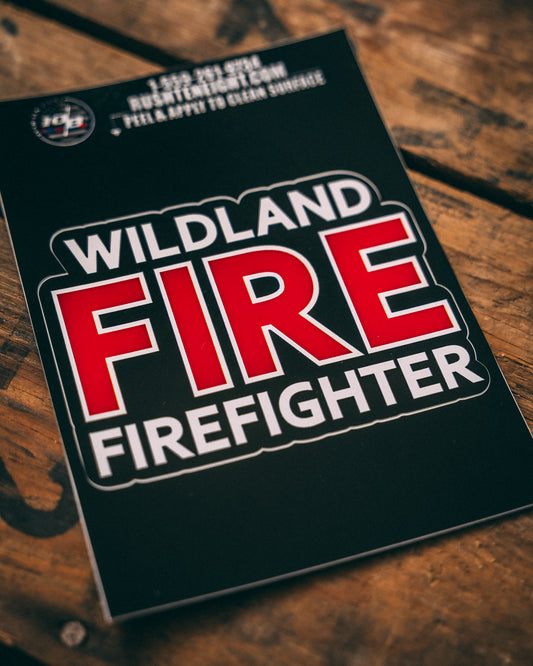 Wildland Fire Firefighter Sticker