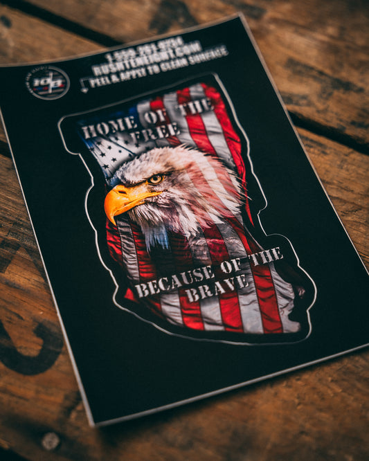 Home of the Brave Sticker