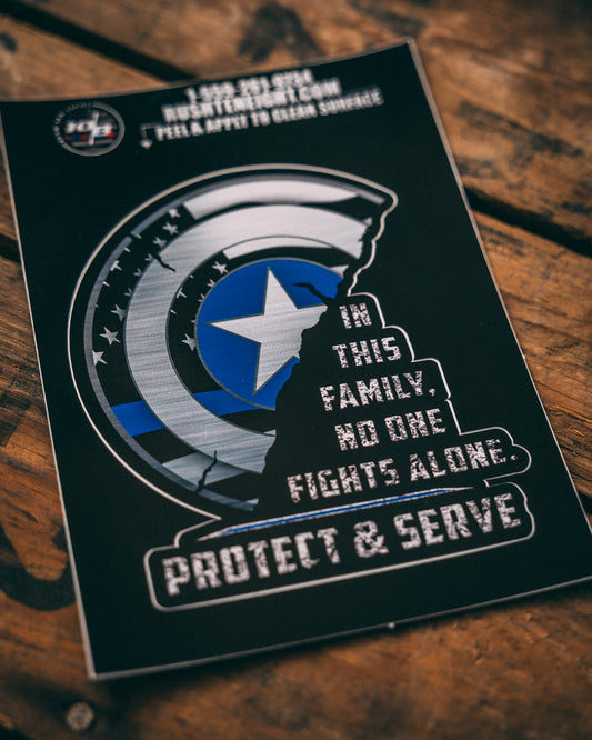 Protect and Serve Sticker