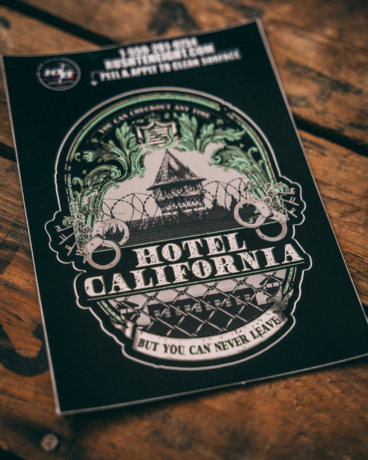 Hotel California Sticker