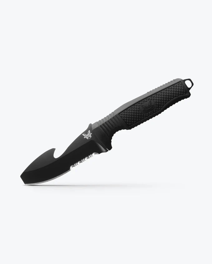 112SBK-BLK H2O Fixed Dive Knife | Black Santoprene®