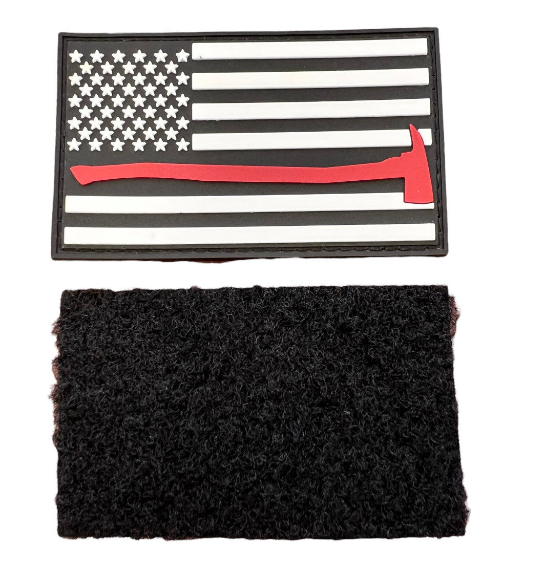PVC Thin Red Line Patch