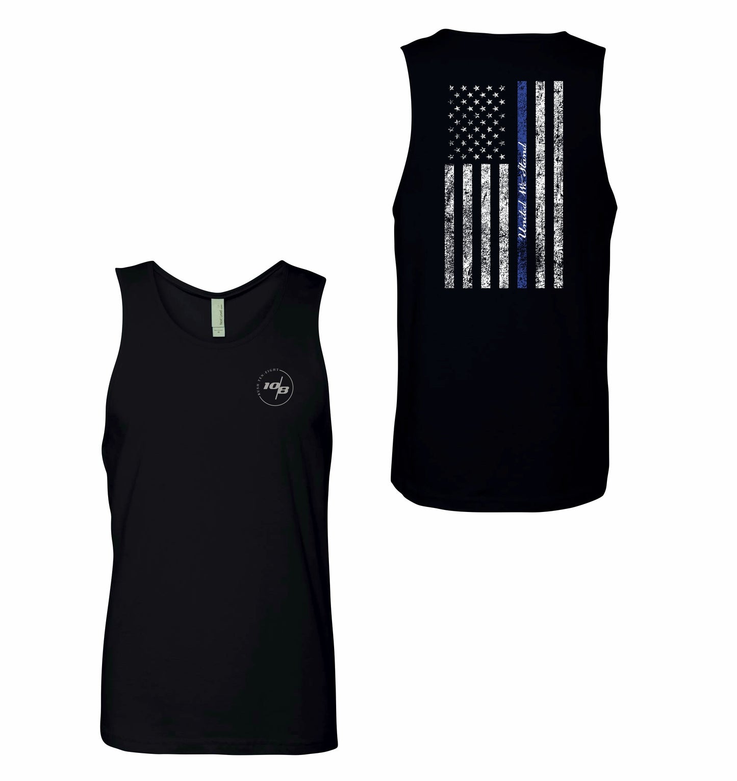  Blue Line United We Stand T-shirt Tank Top 
