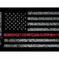 Red Line Flag Sticker 