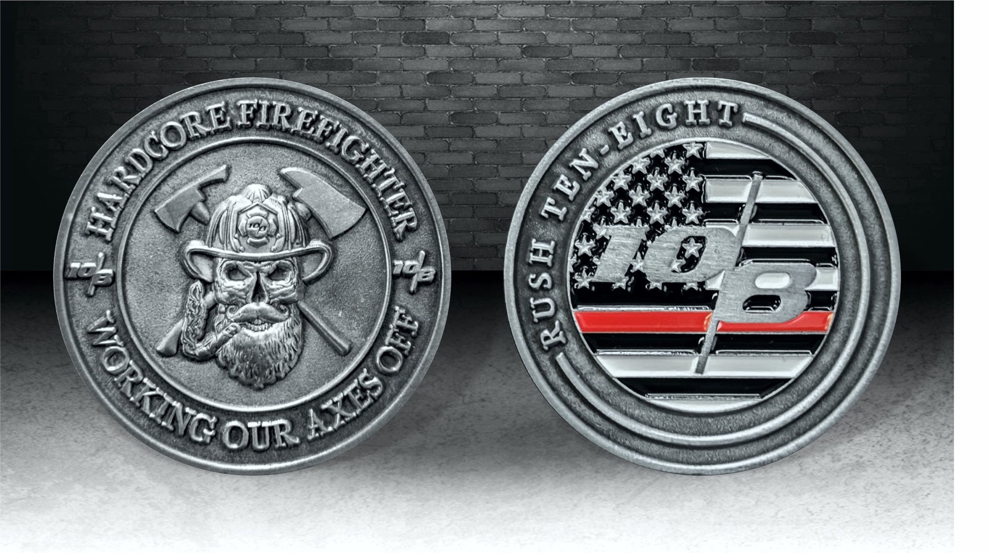 Firefighter Challenge Coin 
