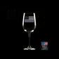 Blue Line Stemmed Bling Wine Glass