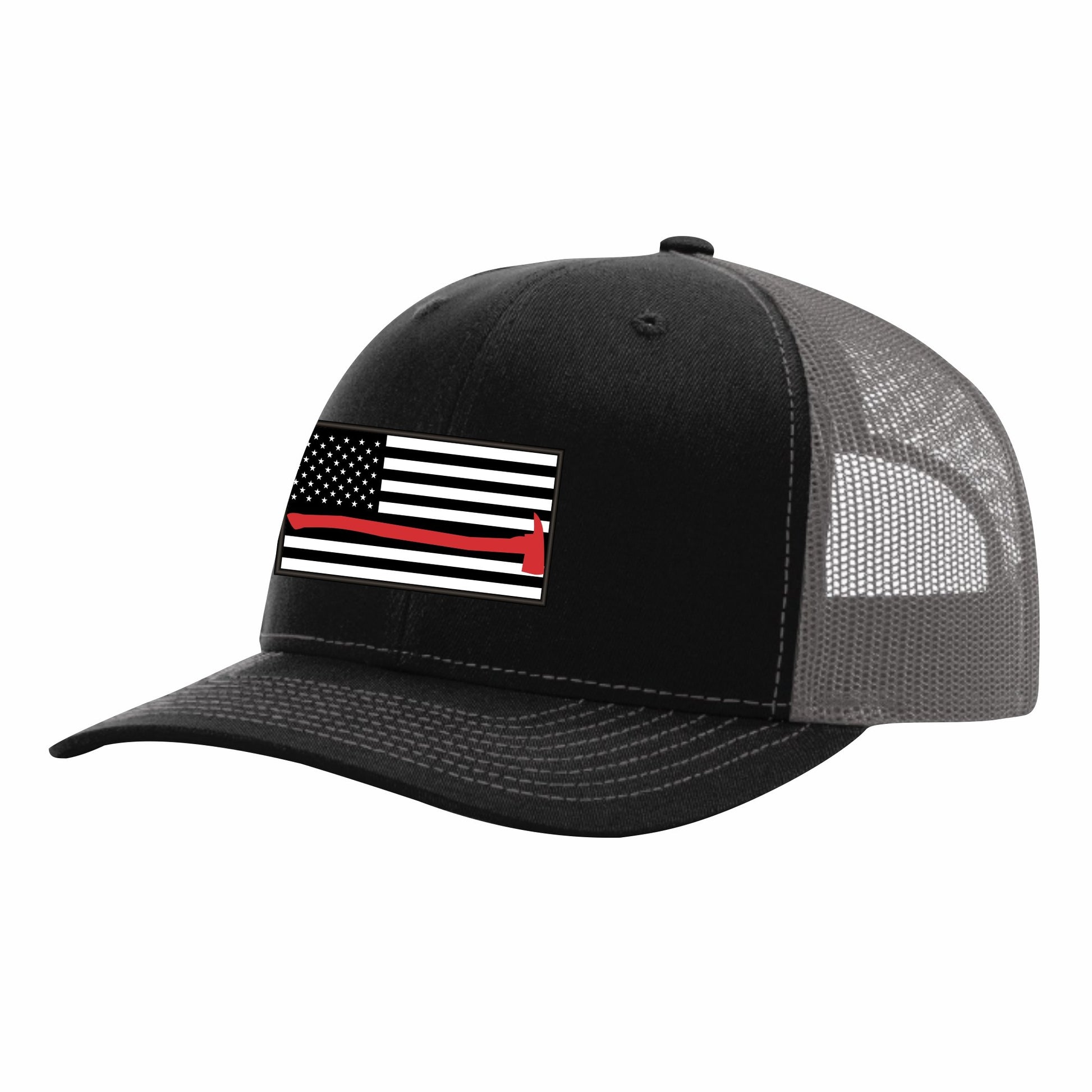 Red Line Trucker Snap Back Hat 